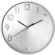Atmosphera Round and wall clock silver 30 cm - Wall Clock