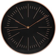 Atmosphera, Modern clock for living room Edith copper 30 cm - Wall Clock