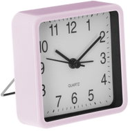 Atmosphera Silent table clock with alarm, pink - Alarm Clock