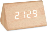 Giftdecor Digital clock made of MDF, brown - Alarm Clock
