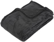 Atmosphera Blanket dark grey, 150 × 125 cm, microfiber - Blanket