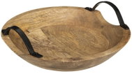 ATMOSPHERA S úchyty, mangové dřevo, hnědá, průměr 29,5 cm - Decorative Bowl