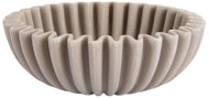 PRESENT TIME Wave, vlnitý okraj, plast, béžová, průměr 20 cm - Decorative Bowl