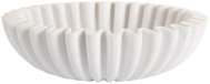 PRESENT TIME Wave, vlnitý okraj, plast, bílá, průměr 20 cm - Decorative Bowl