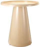 HOME STYLING COLLECTION shiny metal, beige - Side Table