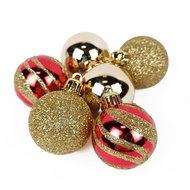 Atmosphera Multicoloured Christmas ornaments with different finishes, diameter 4 cm, 12 pcs - Christmas Ornaments
