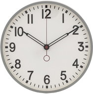 Atmosphera Nástěnné hodiny Cory, průměr 29 cm, šedé - Wall Clock