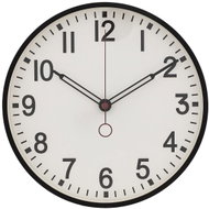 Atmosphera Nástěnné hodiny Cory, průměr 29 cm, černé - Wall Clock