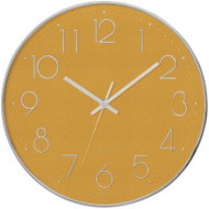 Atmosphera Wall clock with silent mechanism, diameter 30 cm, yellow - Wall Clock