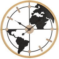 Mauro Ferretti Wall clock with world map, diameter 60 cm - Wall Clock