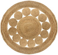 Atmosphera Decorative jute rug, diameter 120 cm, round - Carpet