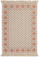 Atmosphera Cotton fringed carpet IKAT, 120 × 170 cm - Carpet