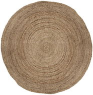 Atmosphera Jutový koberec kulatý, průměr 120 cm, přírodní - Koberec