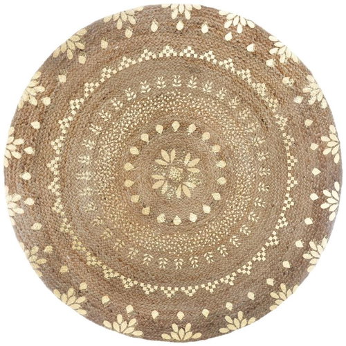 Atmosphera Jute carpet, diameter 115 cm - Carpet - Main image