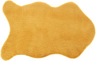 Atmosphera Faux fur rug, 60 × 90 cm, yellow - Carpet