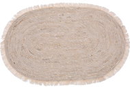 EH Excellent Houseware Carpet oval, 80 × 50 cm, made of corn leaves - Carpet