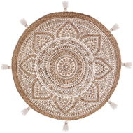 Atmosphera Round jute rug ROSALIE, 78 cm - Carpet