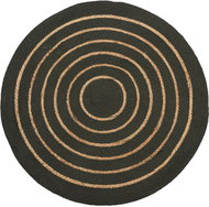 Home Styling Collection Round cotton rug, diameter 90 cm - Carpet