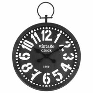 Atmosphera Wall Clock VINTAGE for living room, anthracite - Wall Clock