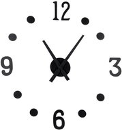 Segnale Wall clock, black wall clock, 31 × 11 × 5 cm - Wall Clock