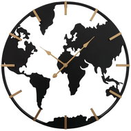 Boltze Nástěnné kovové hodiny Union se zlatými ručičkami - Wall Clock