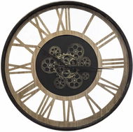 Atmosphera Půdní nástěnné hodiny s viditelným mechanismem, 57 cm - Nástěnné hodiny