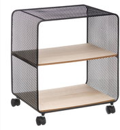 Atmosphera South Bay Shelf on wheels, 2 levels, openwork construction - Night Stand