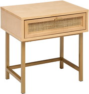 Atmosphera Rayo Bedside table with 1 drawer and Viennese weave - Night Stand