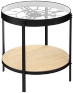 Atmosphera Meca, for living room, diameter 49 cm - Side Table