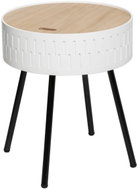 Atmosphera Shiro, round, white - Side Table