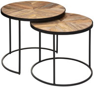 Atmosphera Basile, wooden plates, set - Side Table