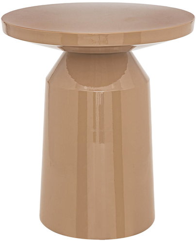 Atmosphera Sita Metal side table, diameter 38 x 44 cm, brown - Side Table - Main image