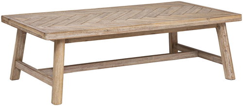 Atmosphera Aeris wooden bench table, 130 x 70 cm - Side Table - Main image