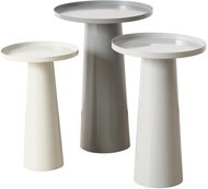 Boltze Home Sada šedých kávových stolků Jacky, 3 ks - Odkládací stolek