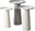 Grey coffee tables Jacky, 3 pcs
