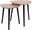 Coffee tables with 3 pine legs, 2 pcs