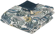 Atmosphera Tropic Bed runner 80 × 180 cm leaf motif - Bed Cover