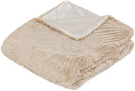 Atmosphera Automn Beige blanket 120 × 160 cm floral pattern - Blanket