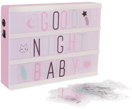 Atmosphera, Backlit frame for children's room with letters and symbols - Small Frame