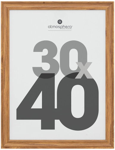 Atmosphera Wall photo frame MAE, 30 × 40 cm, brown - Photo Frame - Main image