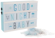 Atmosphera, Children's illuminated frame with letters and symbols for bedside table with battery - Small Frame