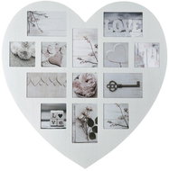 Atmosphera Photo frame HEART, white - Photo Frame