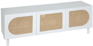 TV stolek Atmosphera Cabras Bílá komoda pod televizi 140 × 41,7 × 50 cm - TV stolek