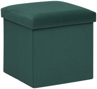 Atmosphera Stool with storage, 38 × 38 × 38 cm, green - Ottoman