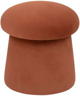 Atmosphera Round stool NOA, sponge, diameter 37 cm, brown - Ottoman