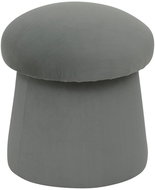 Atmosphera Round stool NOA, mushroom, diameter 37 cm, grey - Ottoman