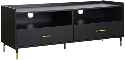 Atmosphera Black box under the televivzi, on golden legs - TV Table - Main image