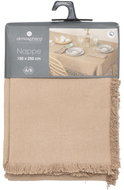 Atmosphera Cotton tablecloth with fringe Maha, linen cotton, 150 × 250 cm - Tablecloth