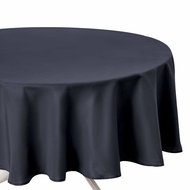 Atmosphera Round tablecloth anthracite 180 cm - Tablecloth