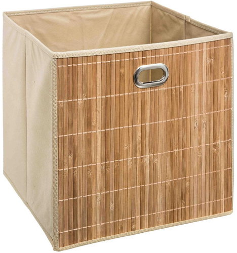 5five Bamboo storage basket, universal hexagonal organizer with handle - Storage Box - Main image